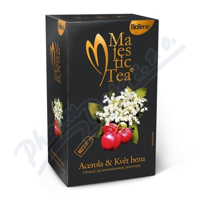 Čaj Biogena Majestic Tea Acerola & květ Bezu—20x2,5g
