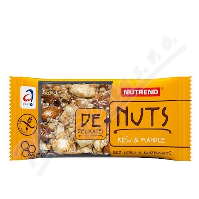 Nutrend  Denuts Ořechová tyčinka Kešu&Mandle—35 g