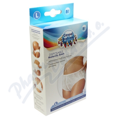 Canpol Babies Jednorázové mateřské kalhotky —velikost L 5 ks