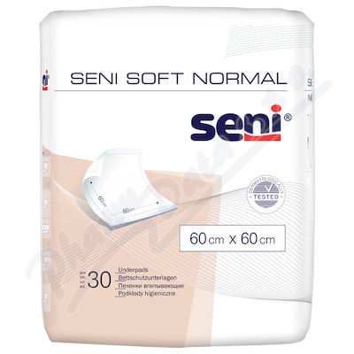 Podložky absorbční Seni Soft Normal, 1100 ml—60 x 60 cm, 30 ks