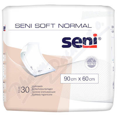 Podložky absorbční Seni Soft Normal, 1500 ml—90 x 60 cm, 30 ks