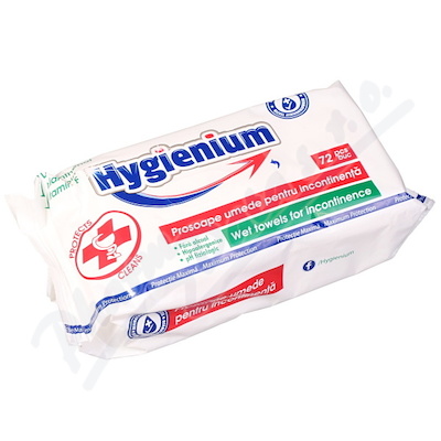 Hygienium Vlhčené ubrousky pro inkontinenci —72 ks