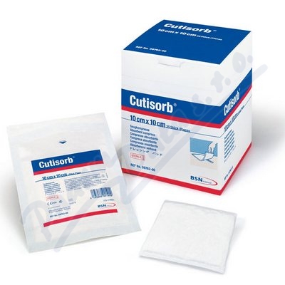 CutiSorb Sterilní absorpční krytí polštářek —10x10cm, 5 ks