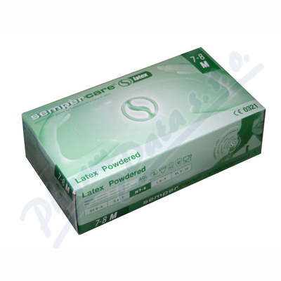 Rukavice vyšetřovací Sempercare Latex vel. M