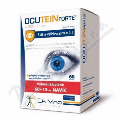 Ocutein Forte Lutein 15mg Da Vinci Academia—60+15 tobolek