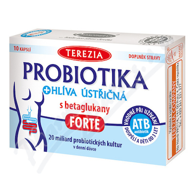 Terezia Probiotika+Hl.ústř.s betagluk.FORTE—10 tobolek