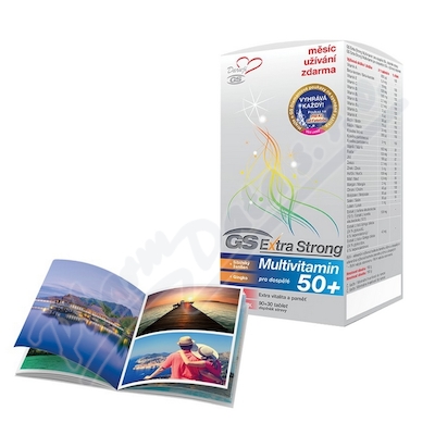 GS Extra Strong Multivitamín 50+ dárek 2017—90+30 tablet