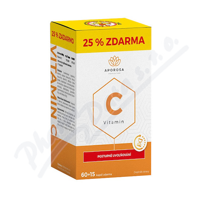 Aporosa Vitamin C 700mg postupné uvolňování—75 tobolek