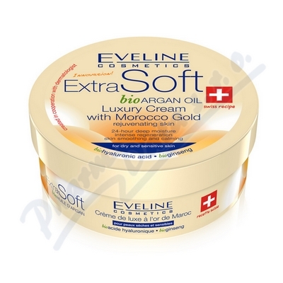 EVELINE ExtraSoft Argan oil face+body cream—200 ml