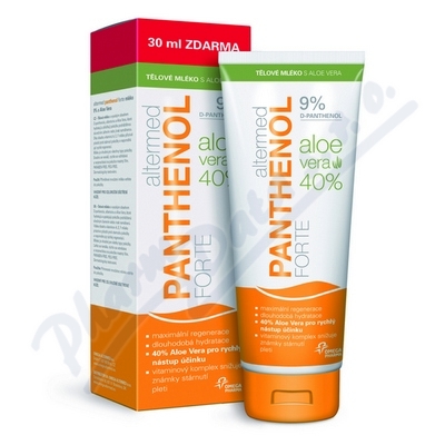 Altermed Panthenol Forte 9% mléko Aloe Vera—230 ml