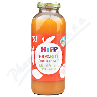 HIPP Juice 100% Bio Ovocná šťáva s karotkou—330 ml