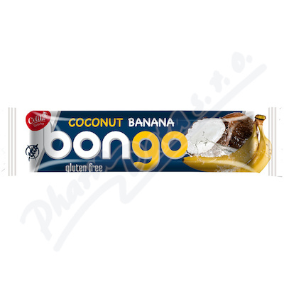 Bongo Kokosová tyčinka s banánovou příchutí—V mléčné polevě 40 g