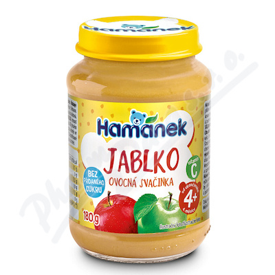 Hamánek kojenecká výživa s jablky neslazená—180 g