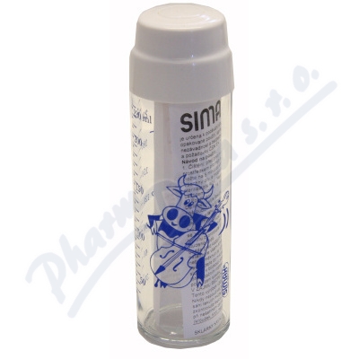 Kojenecká láhev Simax 250ml s latex.sosákem—