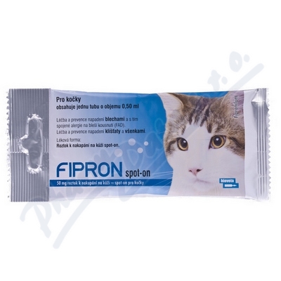 FIPRON k nakapání na kůži-spot-on pro kočky—50 mg