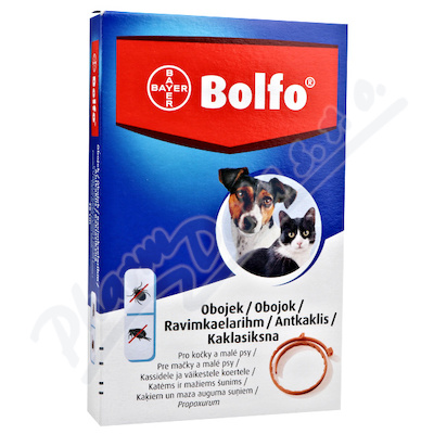 Bolfo Obojek pro kočky a malé psy - 1,234 g—38 cm