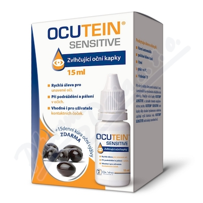 Ocutein Sensitive DaVinci Academia + Ginkgo—oční kapky 15ml + 15 tablet