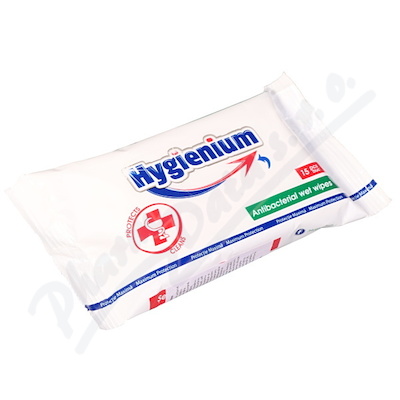 Hygienium Antibakteriální vlhčené ubrousky —15 ks