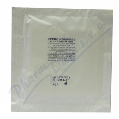 Steriwund Gáza hydrofilní komprese sterilní—10x10cm/5ks