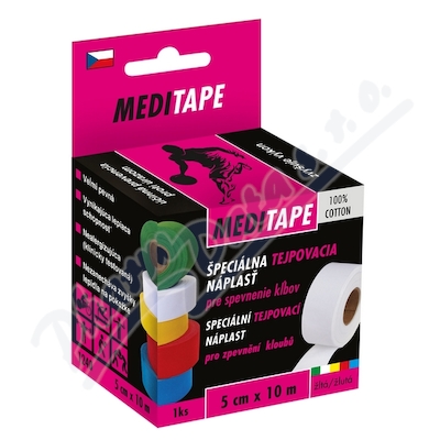 Náplast Mediplast 5cmx10m1240XTK tejp.žlutá