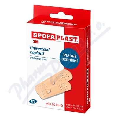 Spofaplast 176 3M univerzální náplasti mix —20 ks