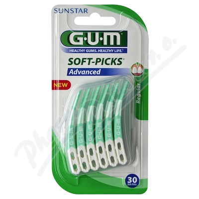 GUM Soft-Picks Advanced mezizubní kartáček—30 ks