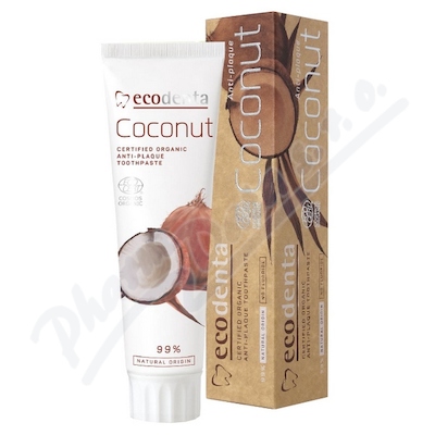 Ecodenta Zubní pasta proti plaku kokos BIO—100 ml