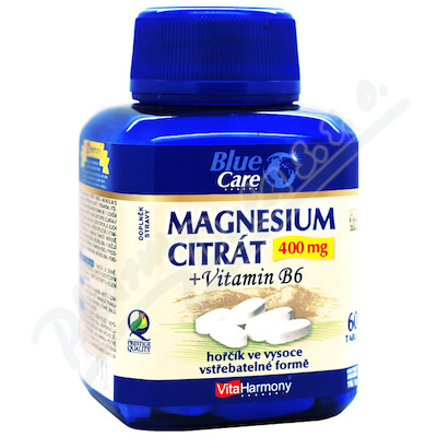 VitaHarmony Magnesium citrát 400mg+vit. B6—60 tablet