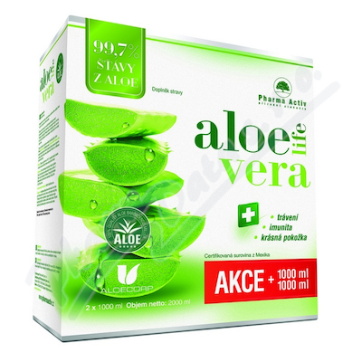 AloeVeraLife šťáva z aloe 99.7% 1+1 zdarma—1000 ml