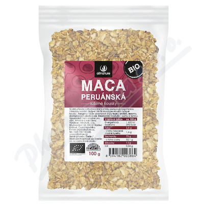 Allnature Maca peruánská sušené kousky BIO—100 g