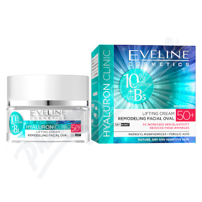 EVELINE bioHyaluron 4D day+night cream 50+—50 ml