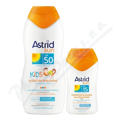 Astrid Sun Dětské mléko OF50 200 ml + OF15—100 ml