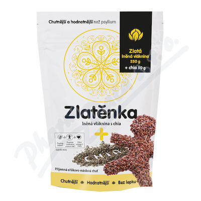 Maxivitalis Zlatěnka lněná vláknina s chia—300 g