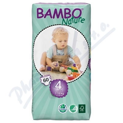 Bambo Nature Maxi plenkové kalhotky 7-18kg—60 ks