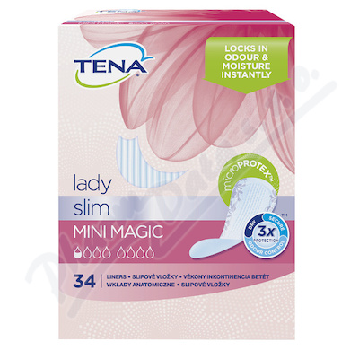 Inkontinenční vložky Tena Lady Mini Magic —761001, 34 ks