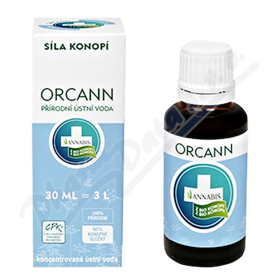 Orcann konopná ústní voda na zuby a dásně—30 ml