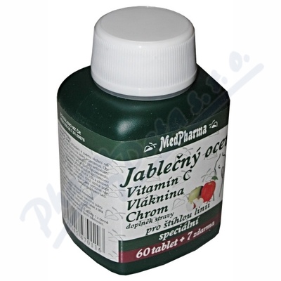 MedPharma Jablečný ocet+vlák.+vit.C+chrom—67 tablet