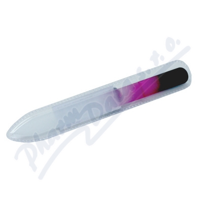 Pilník skleněný barevný oboustranný 1110B—14 cm