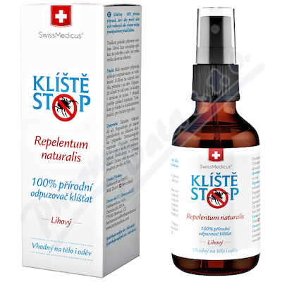 Swissmedicus přírodní repelent KlíštěStop—100 ml