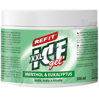 Refit Ice masážní gel s eukalyptem Zelený—500 ml