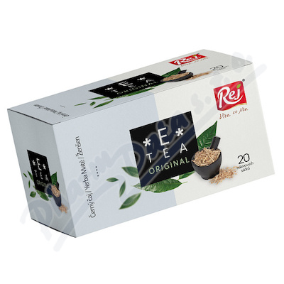 E-Tea Original Černý čaj/YerbaMaté/Ženšen—20x1.5g