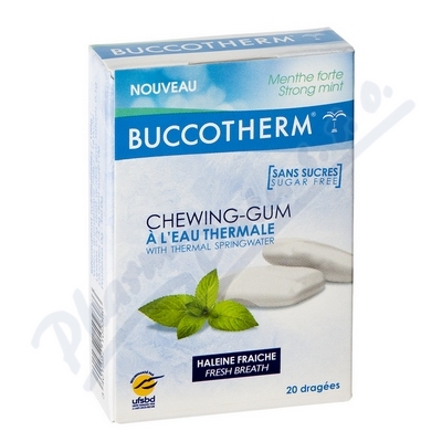 Buccotherm Žvýkačky s xylitolem bez cukru—20 dražé
