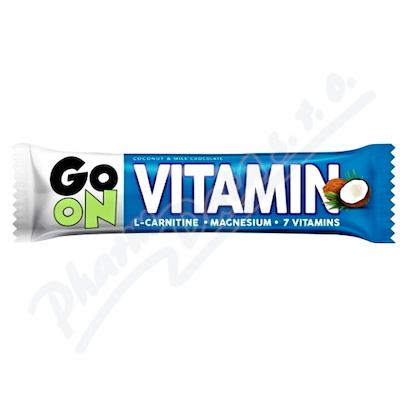 GO ON Vitaminová tyčinka kokos L-carnitin—50 g