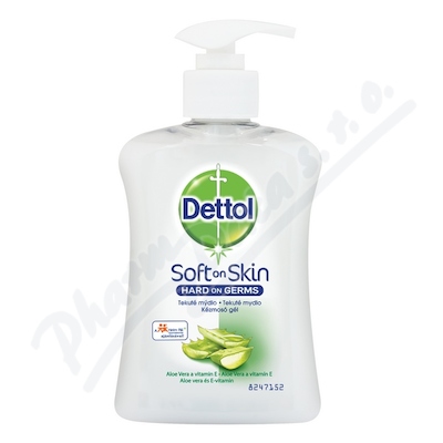 Dettol Tekuté mýdlo Aloe Vera a vitamín E—250 ml