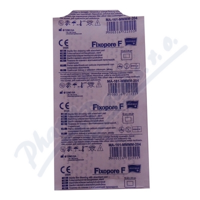 Fixopore F 10x20cm á 1ks sterilní náplast—