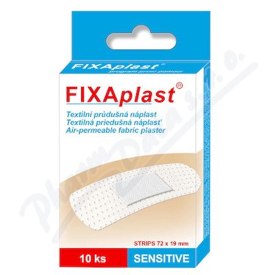 Náplast Fixaplast Sensitive Strip 72x19mm—10 ks