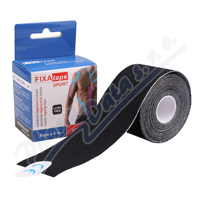 Tejp.páska FIXAtape Kinesio Standartčerná—5 cm x 5 m