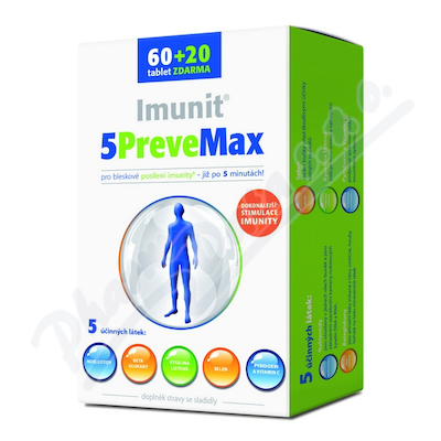 5PreveMax Imunit nukleotidy + betaglukan—60+20 tablet