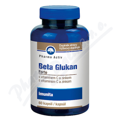 Beta Glukan Forte s vitamínem C a zinkem—60 kapslí