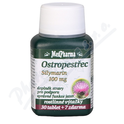 MedPharma Ostropestřec (Silymarin 100mg)—37 tablet